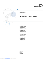 Seagate MOMENTUS 7200.3 SATA ST9120411ASG Product Manual