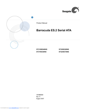 Seagate ES.2 - Barracuda Enterprise 750GB SATA/300 7200RPM 32MB Hard Drive Product Manual
