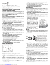 Seagate Barracuda 7200.8 ST3200826A Installation Manual