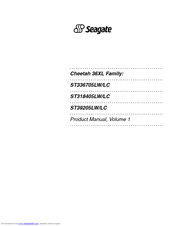 Seagate Cheetah 36XL ST336705LW Product Manual