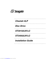 Seagate Cheetah 9LP ST34502LC Installation Manual