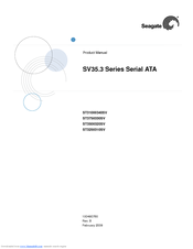 Seagate SV35.3 Series Serial ATA ST3250310SV Product Manual