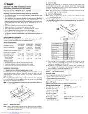 Seagate CHEETAH ST373453FC Installation Manual
