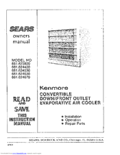 Kenmore KENMORE 661.62392 Owner's Manual
