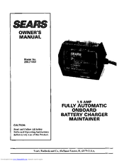 Sears 200.71202 Owner's Manual