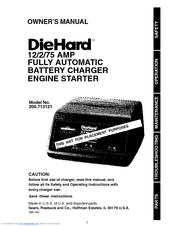 DieHard 200.713121 Owner's Manual
