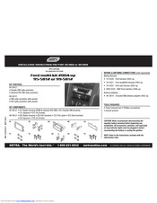 Metra Electronics 95-5812 Installation Manual