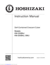 Hoshizaki KM-230BAJ Instruction Manual