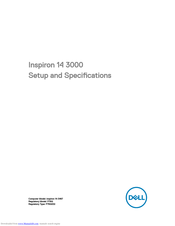 Dell Inspiron 14-3467 Setup And Specifications