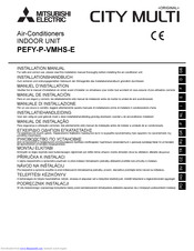 Mitsubishi PEFY-P-VMHS-E Installation Manual
