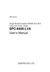 Contec SPC-8450-LVA User Manual