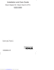 Kohler K-5549-K1 Installation And Care Manual