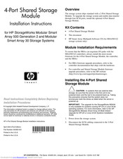 HP StorageWorks Modular Smart Array 30 Installation Instructions
