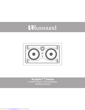 Russound ACCLAIM 7 Installation Manual