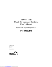 Hitachi HD64411 Q2 User Manual