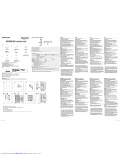 Samsung SBB-PB28EI4 Installation Manual