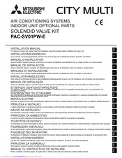 Mitsubishi Electric PAC-SV01PW-E Installation Manual