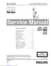 Philips MC108B/85 Service Manual