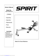 Spirit CRW800 Owner's Manual