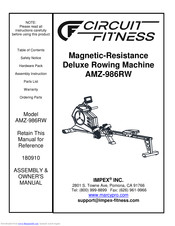 Impex Circuit Fitness AMZ-986RW Assembly Instruction Manual