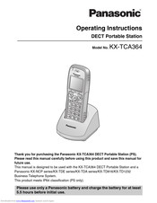Panasonic KX-TCA364 Operating Instructions Manual