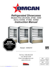 Omcan RS-CN-0530 Instruction Manual
