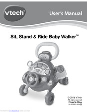 VTech Sit, Stand & Ride Baby Walker User Manual