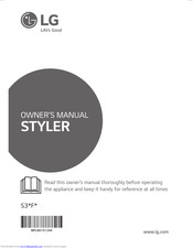 LG STYLER S3*F Series Owner's Manual