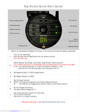 Profoto D1 500 Air Quick Start Manual