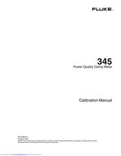 Fluke 345 Calibration Manual