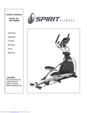 Spirit 16611608000 Owner's Manual
