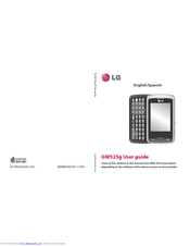 LG GW525g User Manual