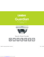 Uniden Guardian G710PTZC Quick Start Manual