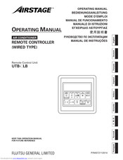 Fujitsu Airstage UTB- LB Series Operating Manual
