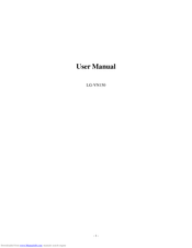 LG VN150 User Manual