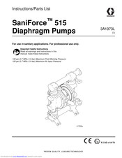 Graco SaniForce 515 Instructions For Use Manual