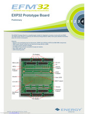 Energy EFM32 EXP32 Manual