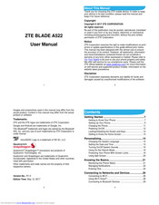 Zte BLADE A522 User Manual