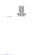 Olivetti BF1A Service Manual