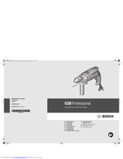 Bosch GSB 10 RE Original Instructions Manual
