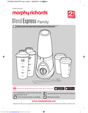 Morphy Richards Blend Express Family Instructions Manual