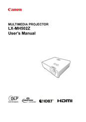 Canon LX-MH502Z User Manual