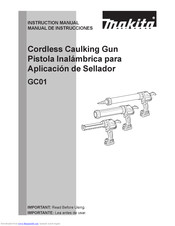 Makita GC01 Instruction Manual