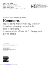 Kenmore 110.20232711 Use & Care Manual
