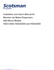 Scotsman HID312AW Installation And User Manual