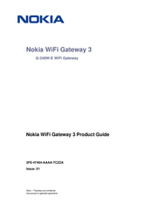 Nokia WiFi Gateway 3 Product Manual