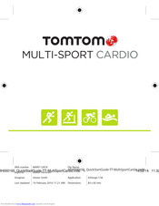 TomTom MULTI-SPORT CARDIO Manual