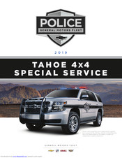 GMC 2019 TAHOE 4x4 Special Service Manual