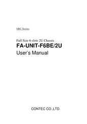Contec FA-UNIT-F6BE/2U User Manual