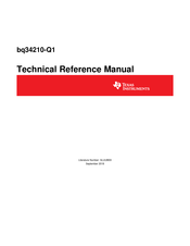 Texas Instruments bq34210-Q1 Technical Reference Manual